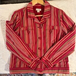 Christopher & Banks
Multi-colored Striped Jacket